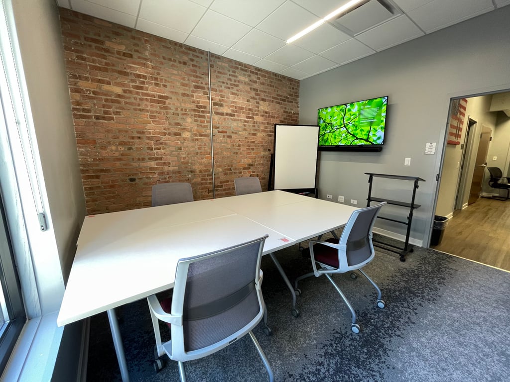 An interior shot of Lawrence and Madelyn Jenkins Conf. Room