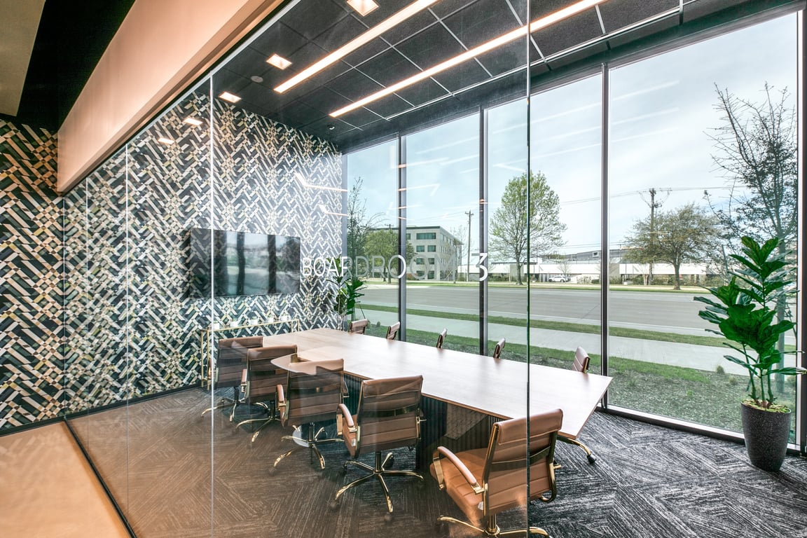 An interior shot of The Baird Boardroom
