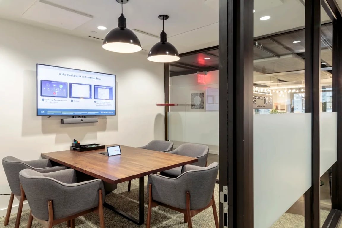 An interior shot of Conf Room B