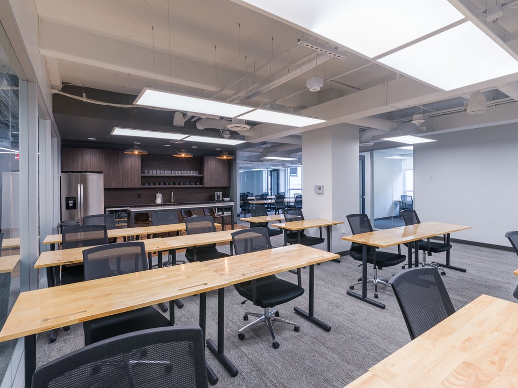 An interior shot of Training Suite