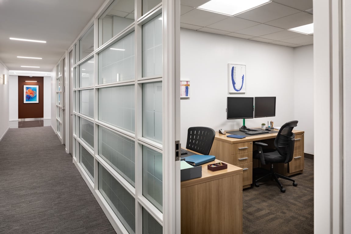 An interior shot of Interior Office