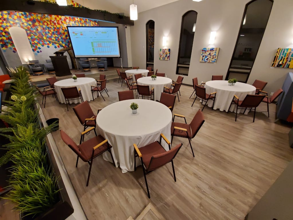 An interior shot of Main Hall