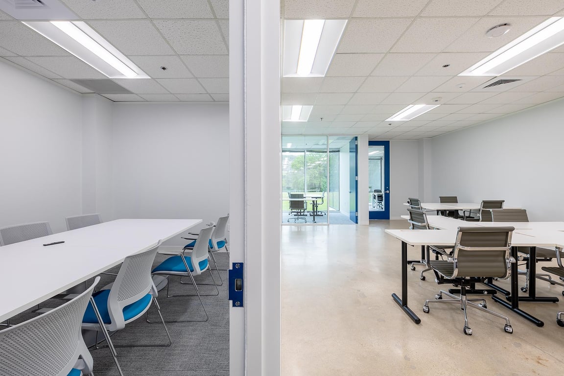 An interior shot of Training Suite