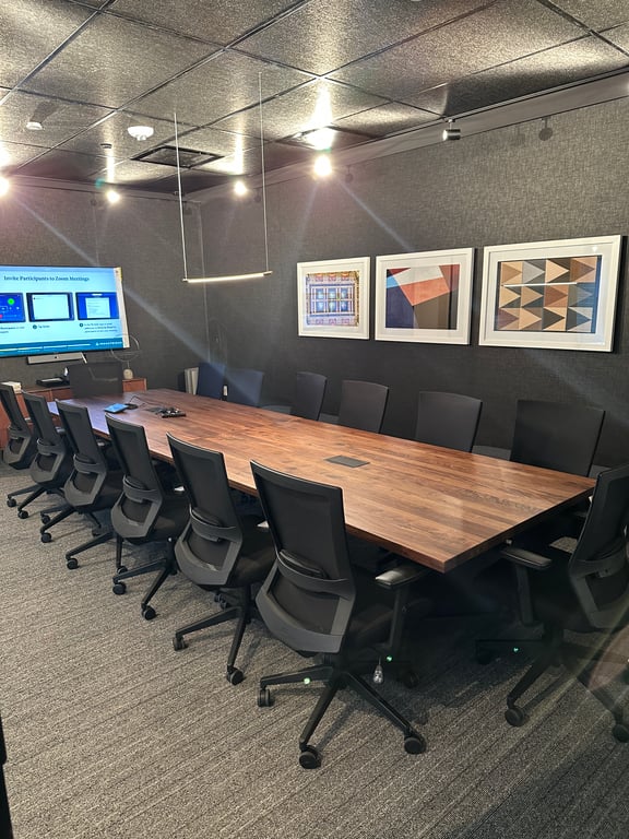 An interior shot of Boardroom