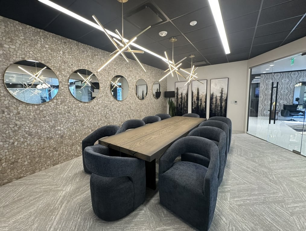 An interior shot of The Gilbreth Boardroom