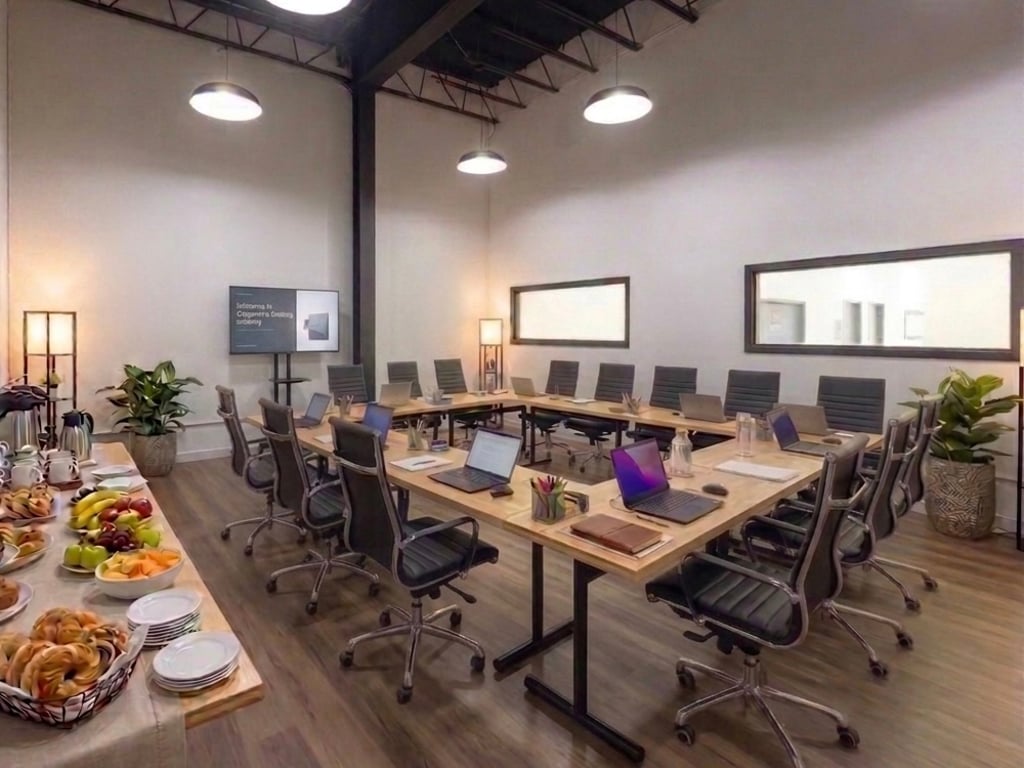An interior shot of Suite 55