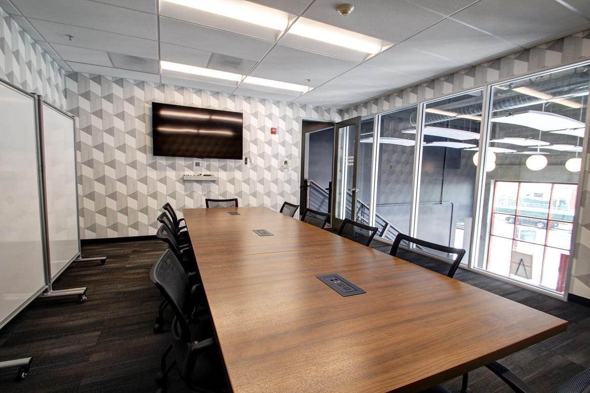 An interior shot of Boardroom