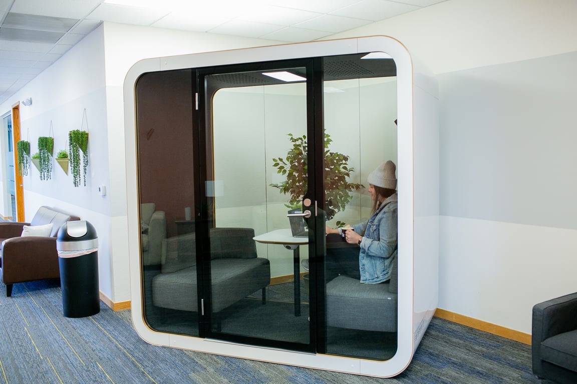 An interior shot of The Project Pod