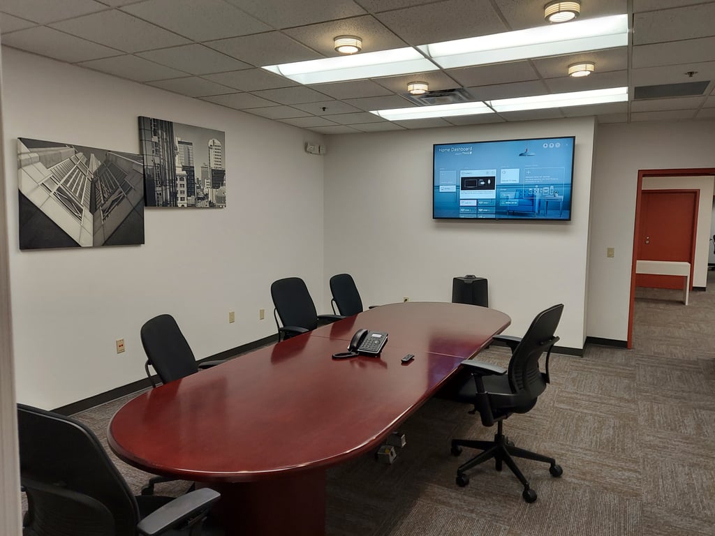 An interior shot of Large conference room