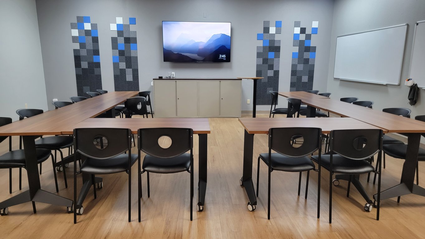 An interior shot of Orchestra Room