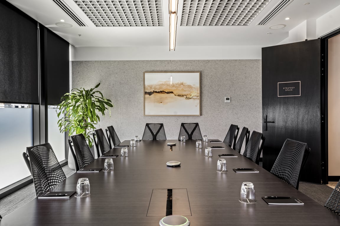 An interior shot of Strategy Space