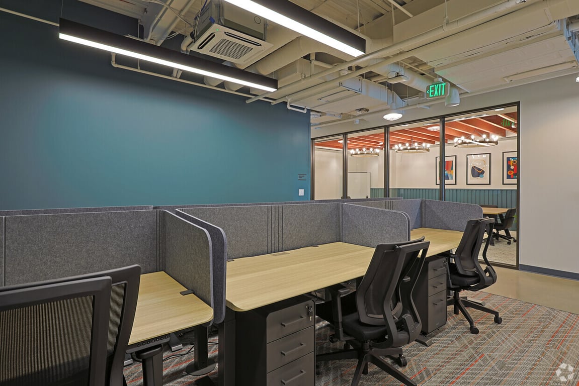 An interior shot of Dedicated Desk A