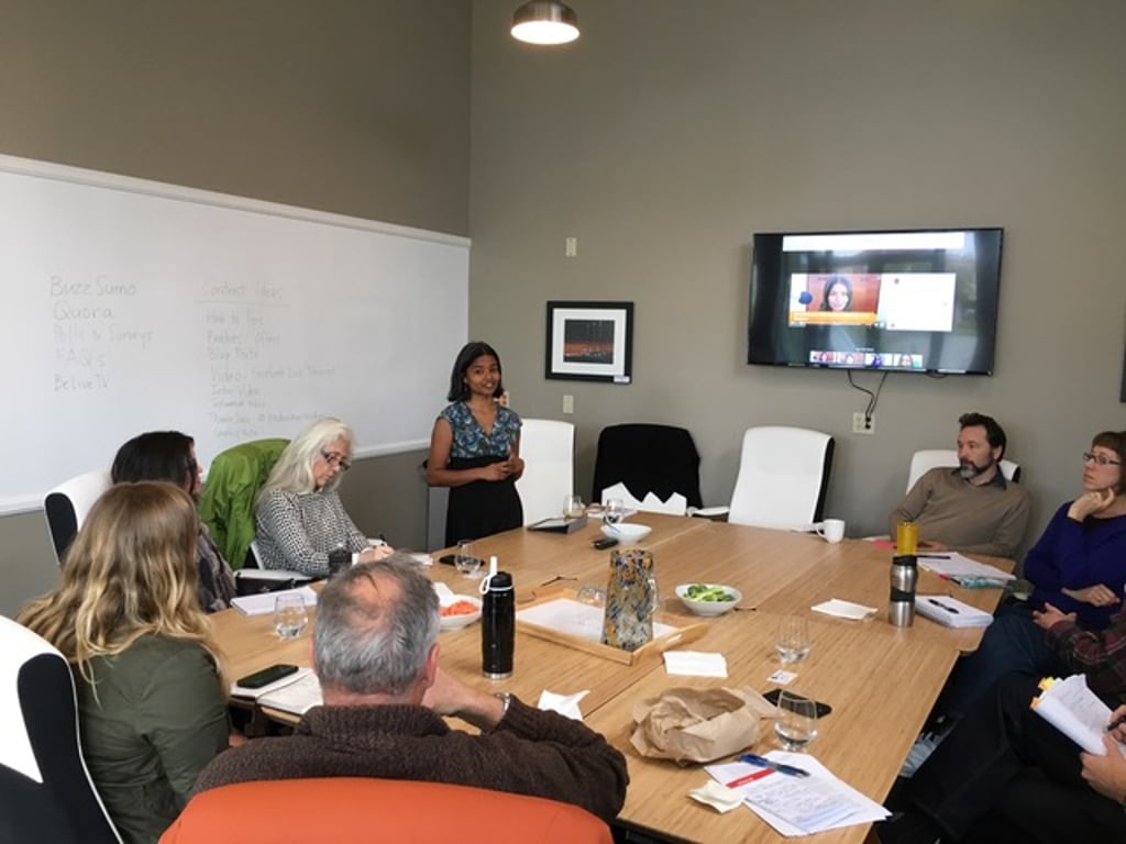 An interior shot of Large Meeting Room