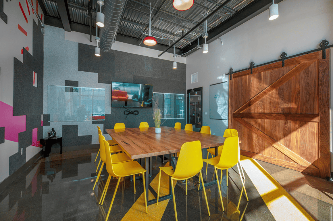 An interior shot of Room 80