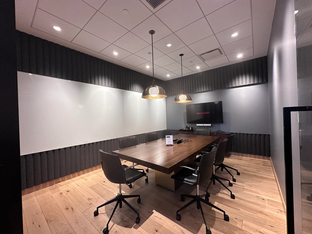 An interior shot of Conference F