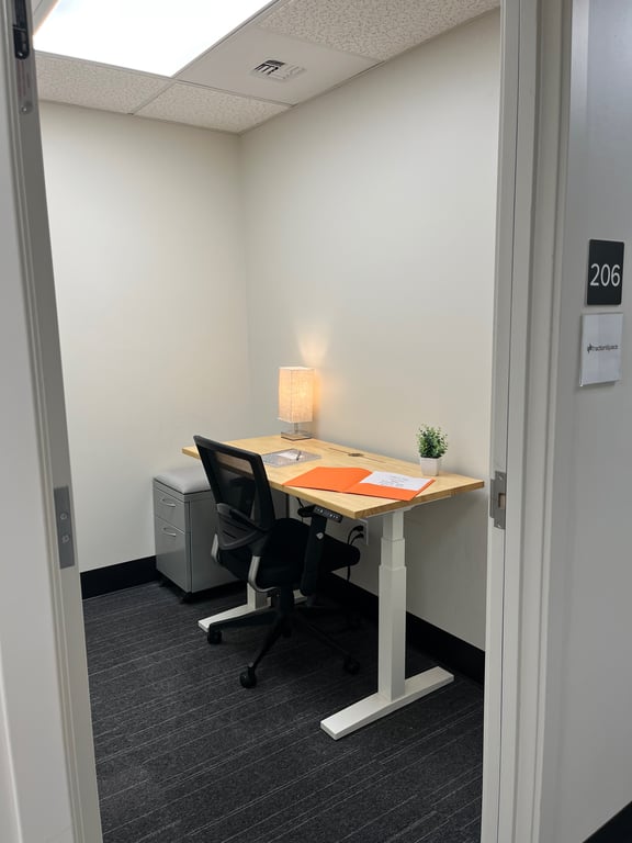 An interior shot of Suite 206