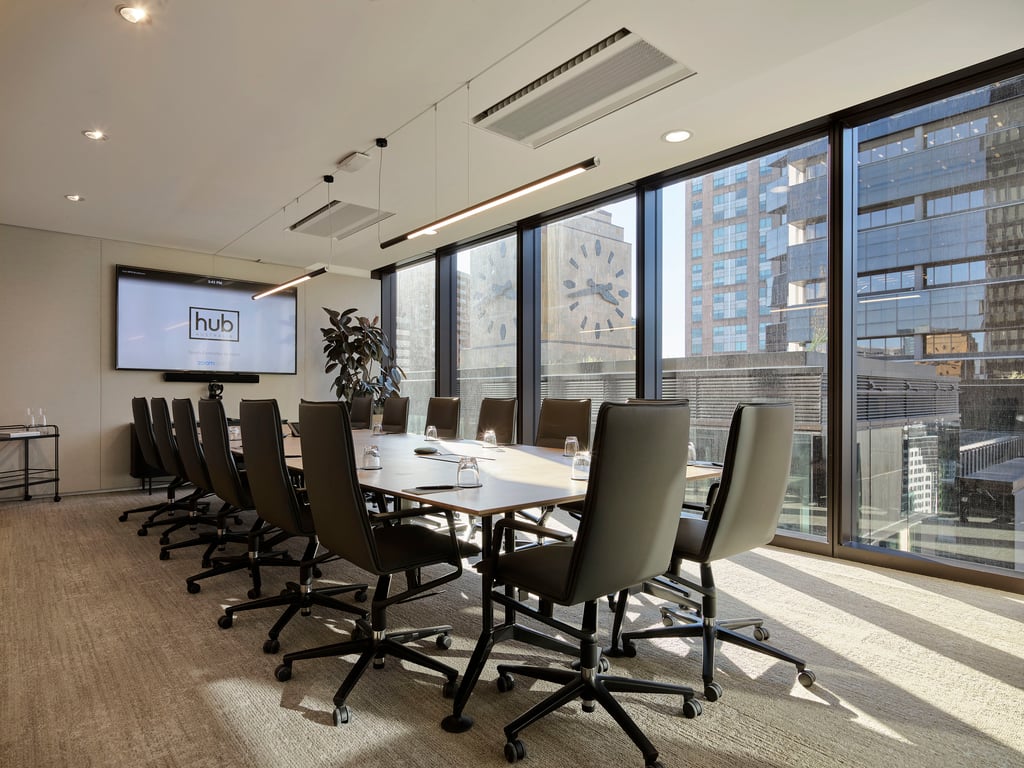 An interior shot of Boardroom