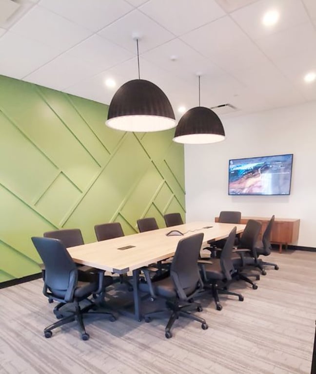An interior shot of Green Room