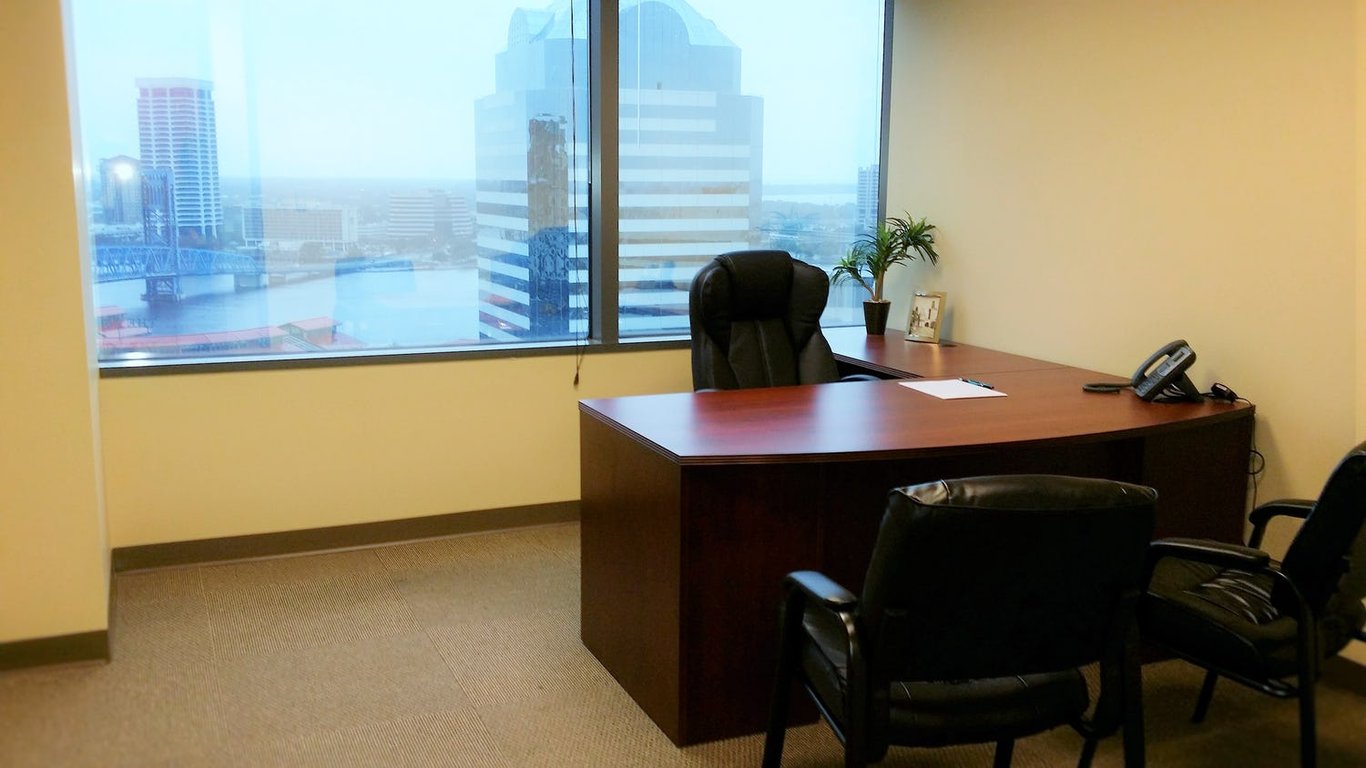 An interior shot of Private Office