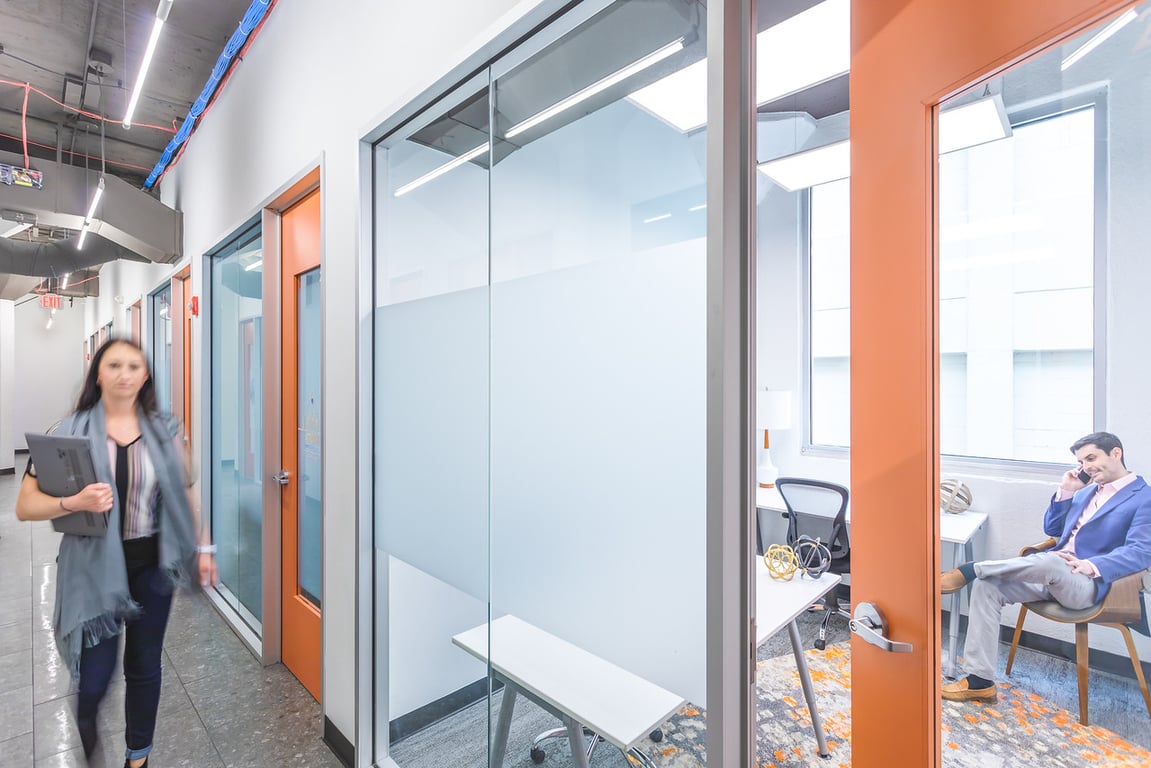 An interior shot of Private Day Office