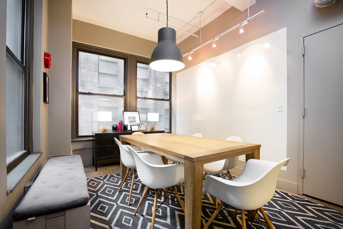 An interior shot of 4 person room