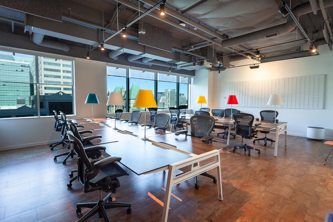 An interior shot of TCC Canada - The Collaboration Centre