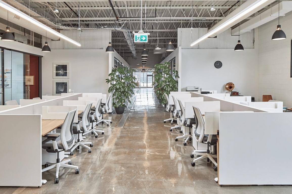 An interior shot of Dedicated Desk