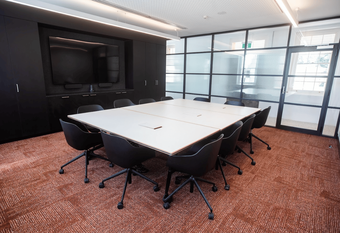 An interior shot of Boardroom