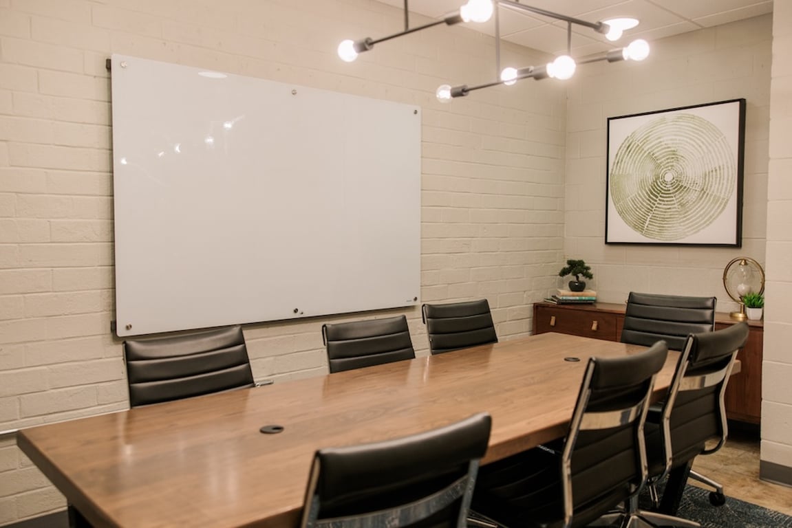 An interior shot of Method Conference Room (7 people)