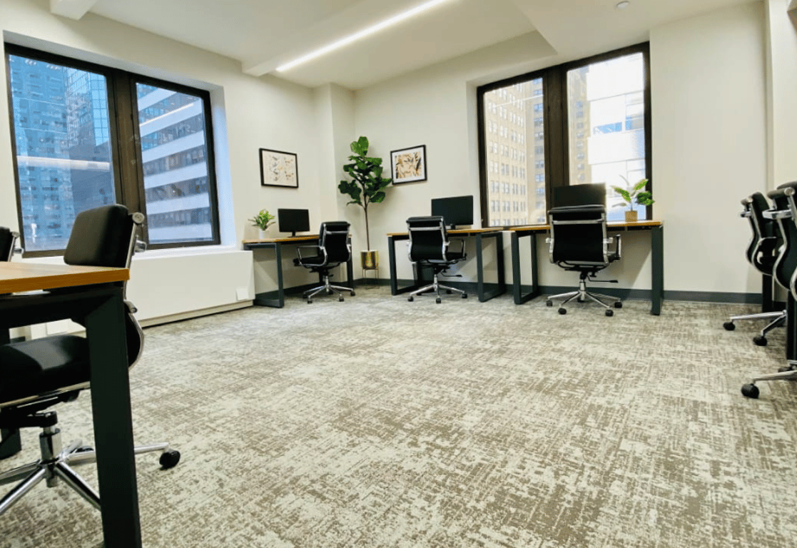 An interior shot of 6 Person Day Office