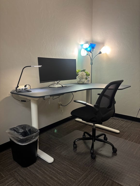 An interior shot of Suite 115