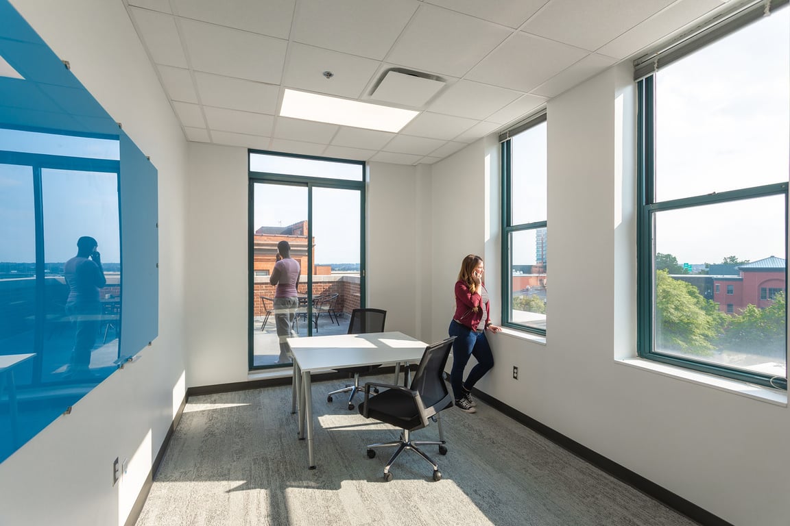 An interior shot of Private Day Office