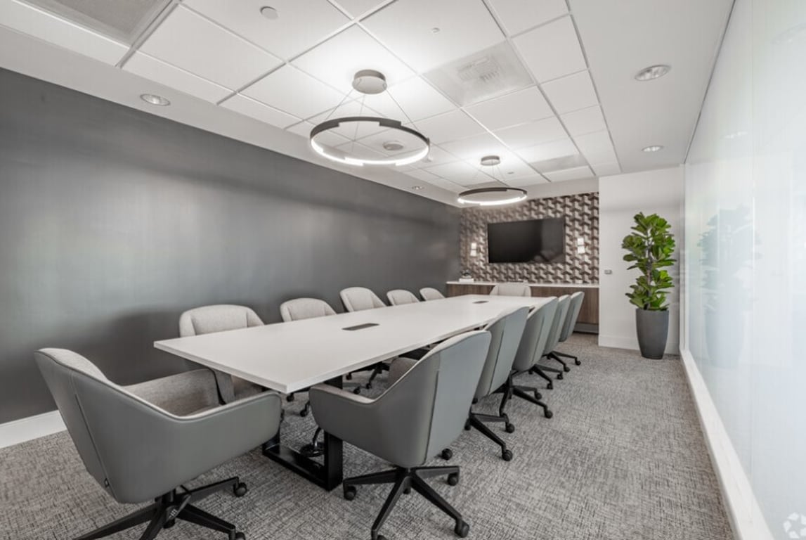 An interior shot of 12 Person Meeting Room