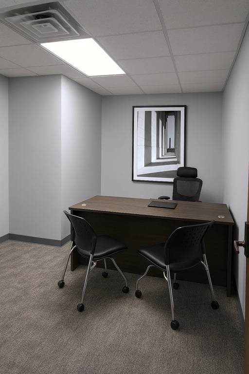 An interior shot of Office 117