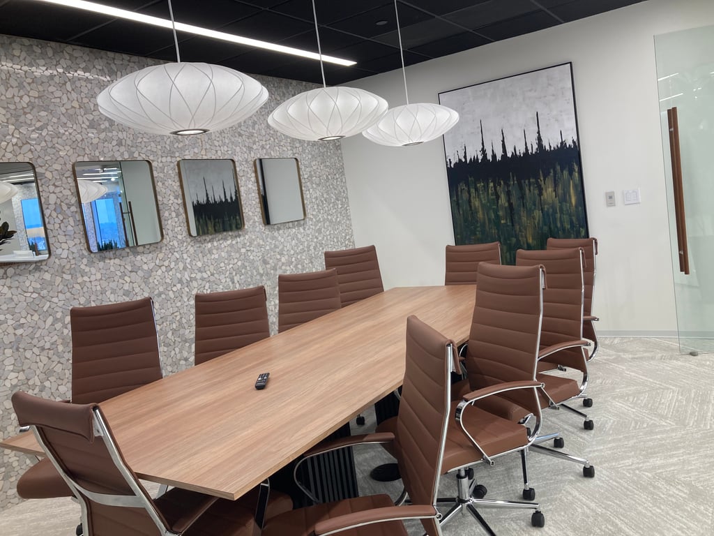 An interior shot of The Walker Boardroom