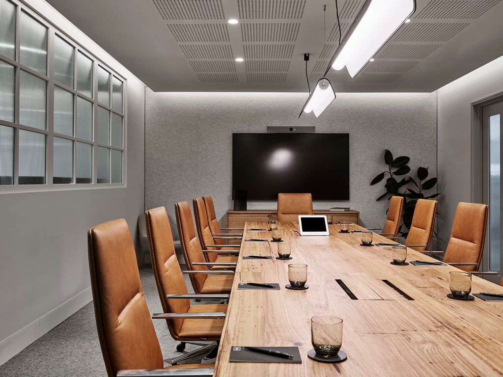 An interior shot of Boardroom