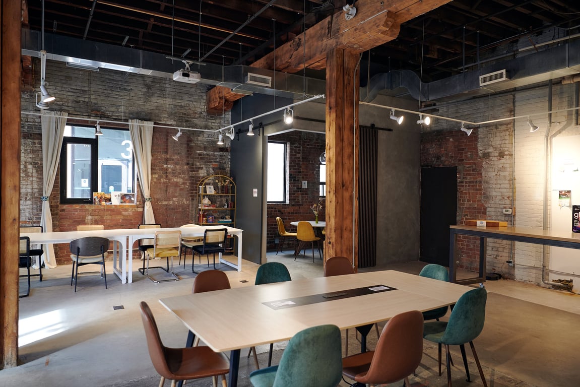 An interior shot of Miraki Life Workspace