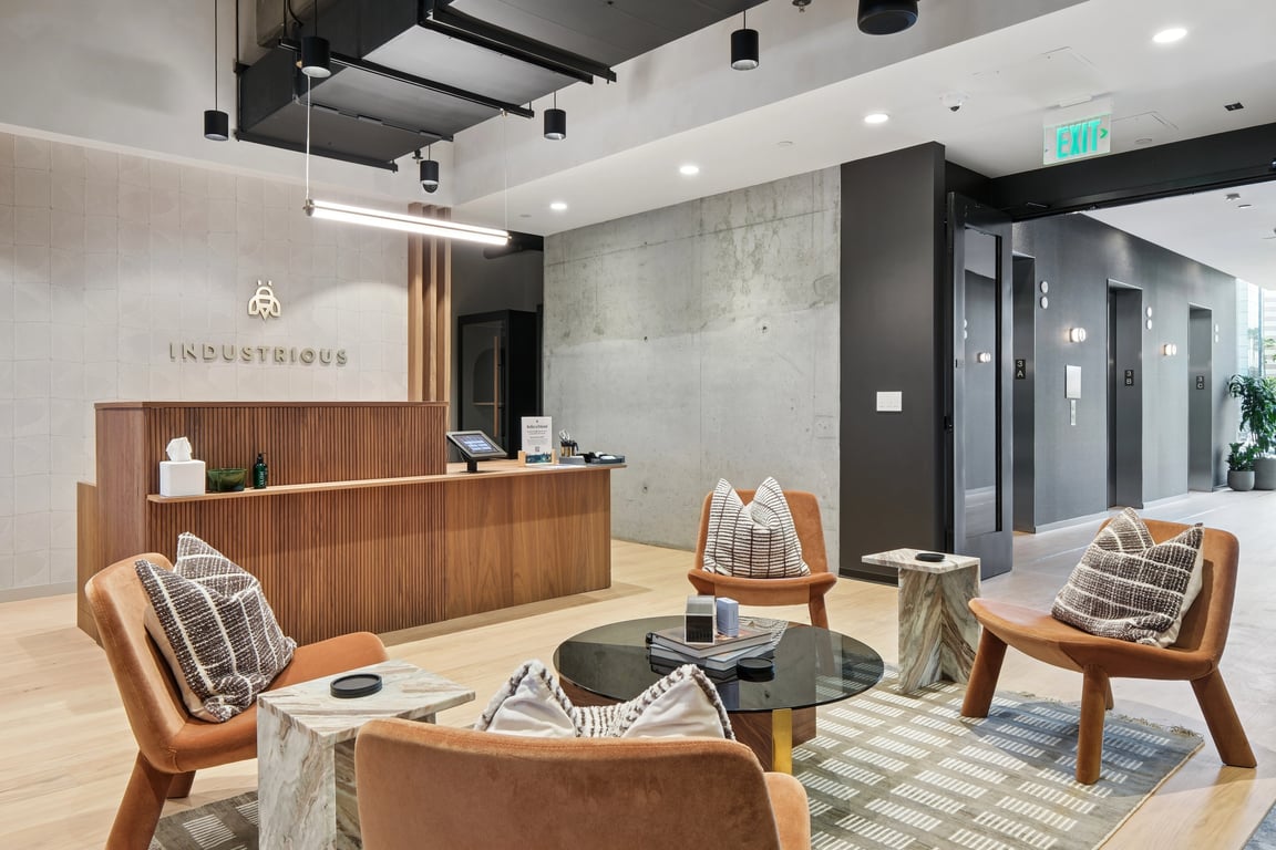 An interior shot of Industrious - UTC