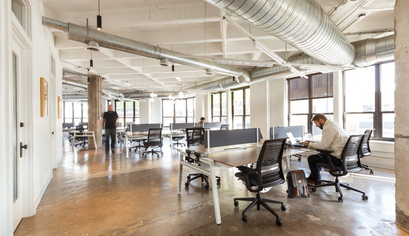 An interior shot of Prism Spaces