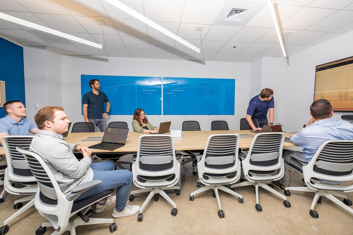 An interior shot of Conference Room 1
