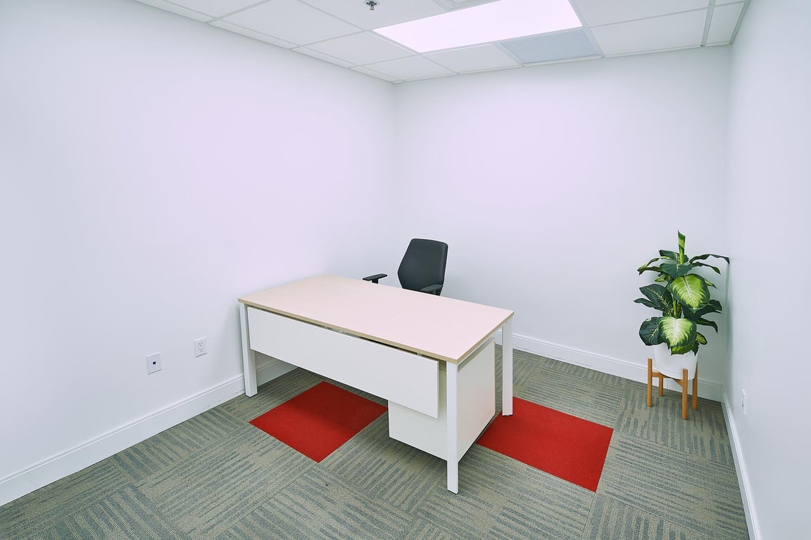 An interior shot of Private Office