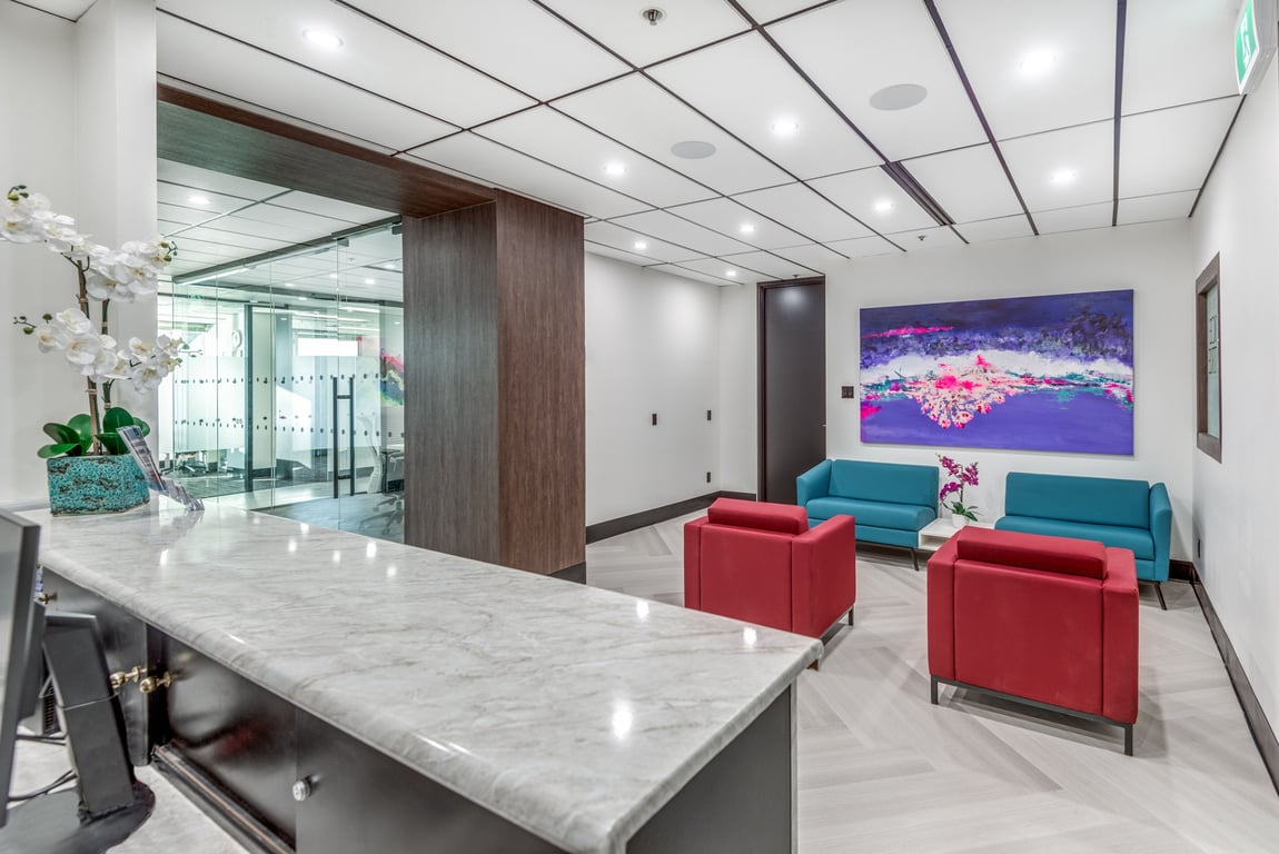 An interior shot of Suite 30 - 5 Person Internal Suite