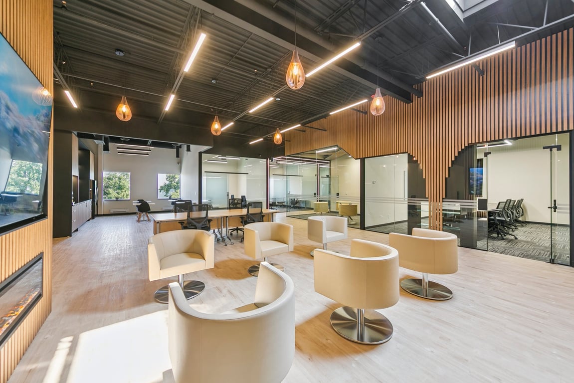 An interior shot of Prima Spaces
