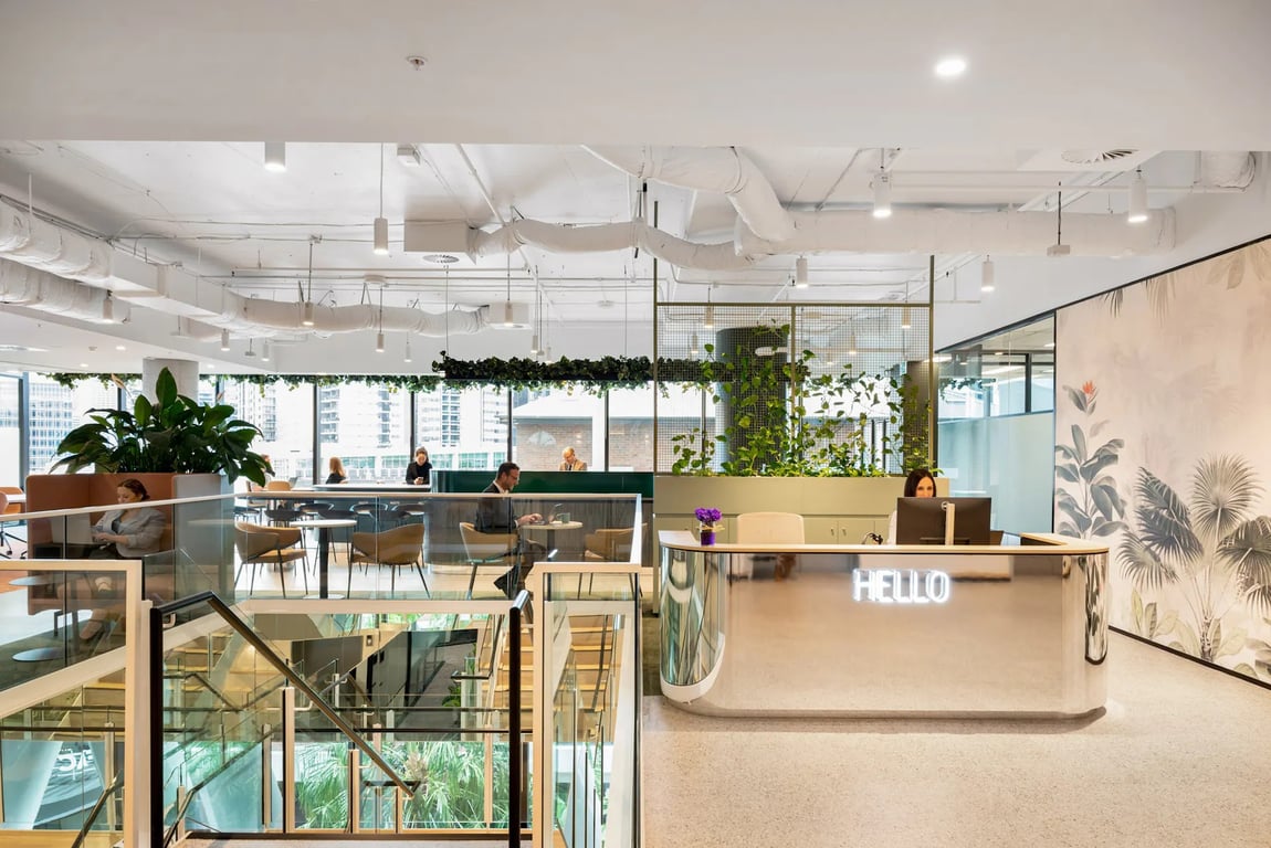 An interior shot of Workspace365 - West Village