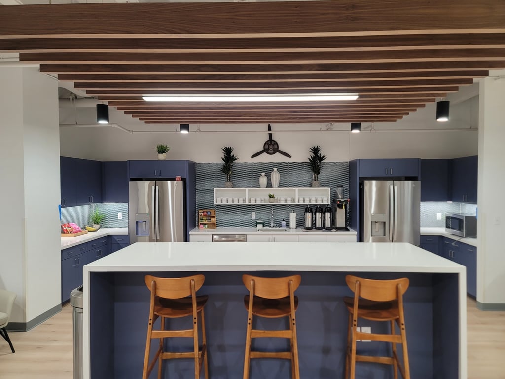 An interior shot of Cafe Event Space