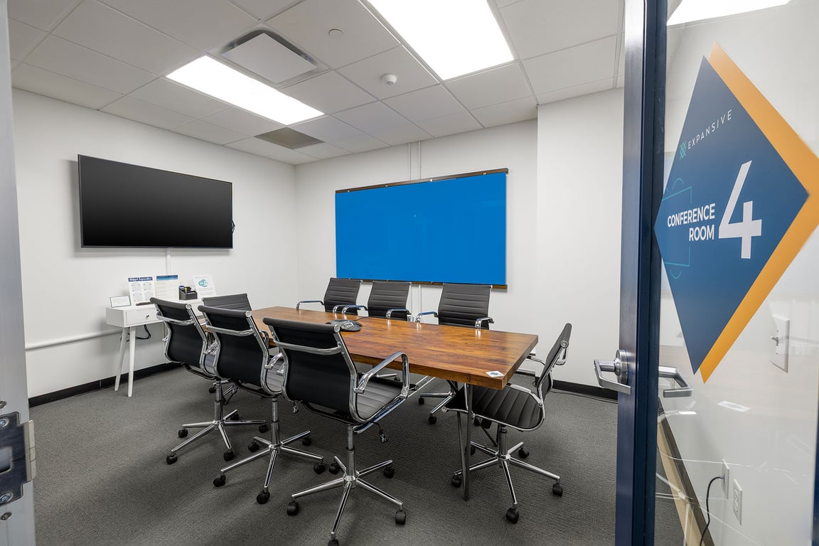 An interior shot of Conference Room 4