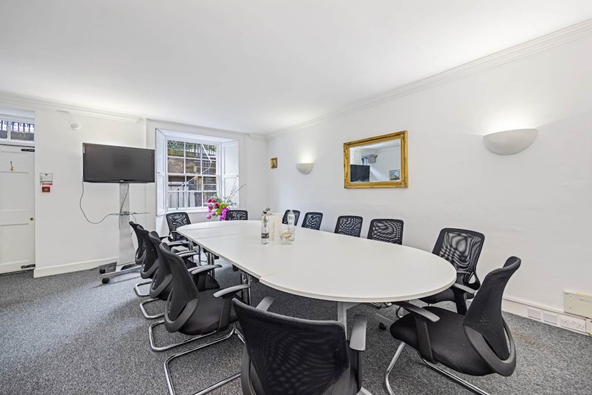 An interior shot of 12 Person Meeting Room