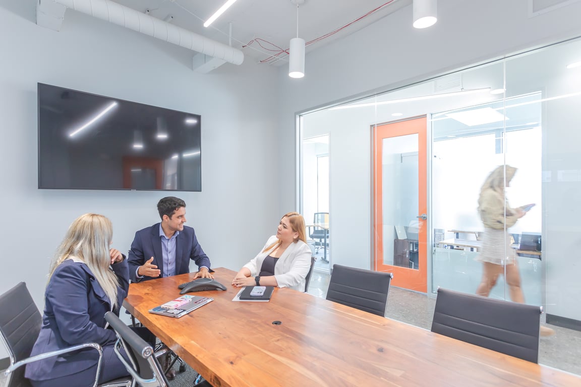 An interior shot of Conference Room 3