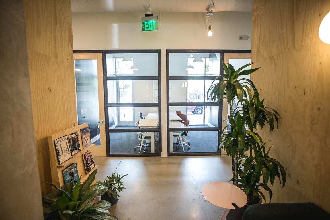 An interior shot of Private Office