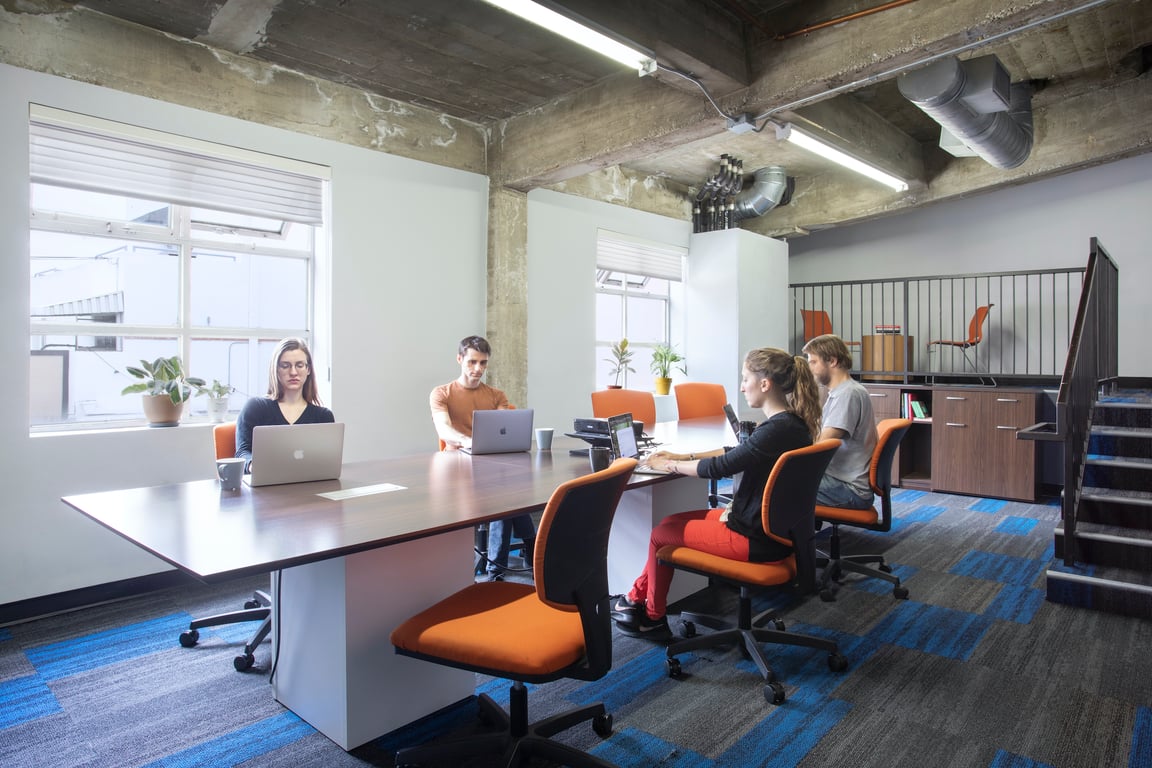 An interior shot of Large Meeting Room